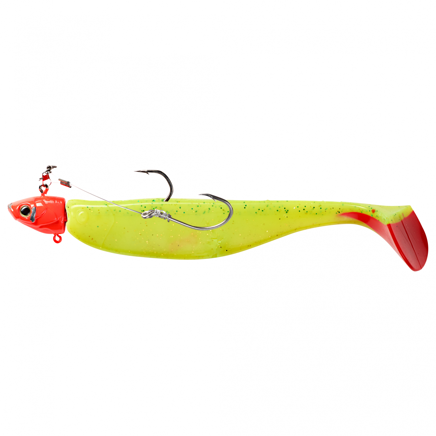 Kogha Softbait The Attractable (Chartreuse\/Red Tail)