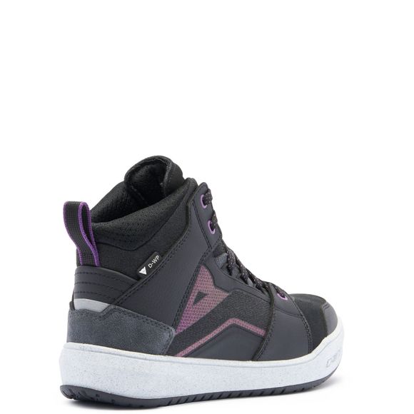 Dainese SUBURB D-WATERPROOF WOMEN Motorcycle Shoes - Black / PurpleRef: DN2154