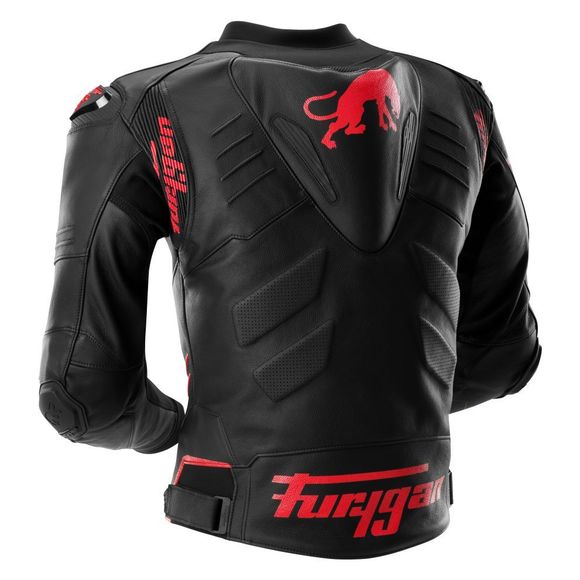 Furygan SIRIUS Motorcycle Jacket - Black / RedRef: Fu1423-C145