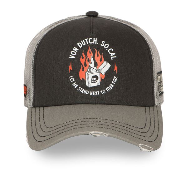 Von Dutch Crew Cap - GrayRef: Vdh0309/Vd/1/Ct/Crew/27 You