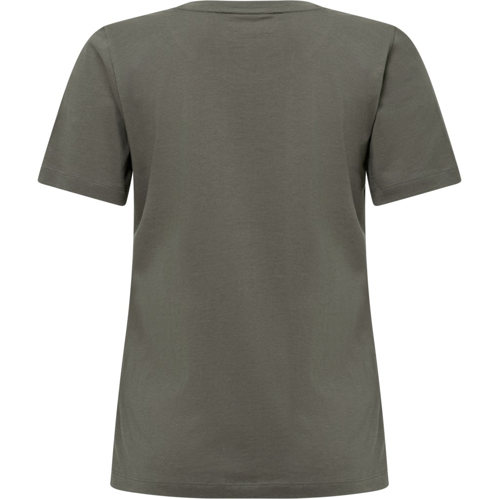 Salewa Eagle Logo Patch T-Shirt Women - faded green 5A50