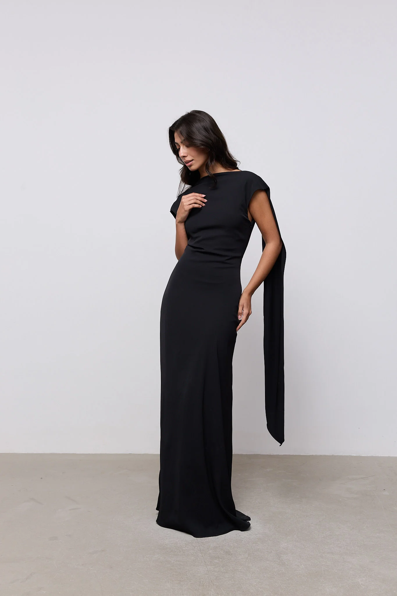 Drape Maxi Dress