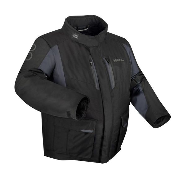 Veste Moto Bering SIBERIA KING SIZE - Noir / GrisRef : BR1638