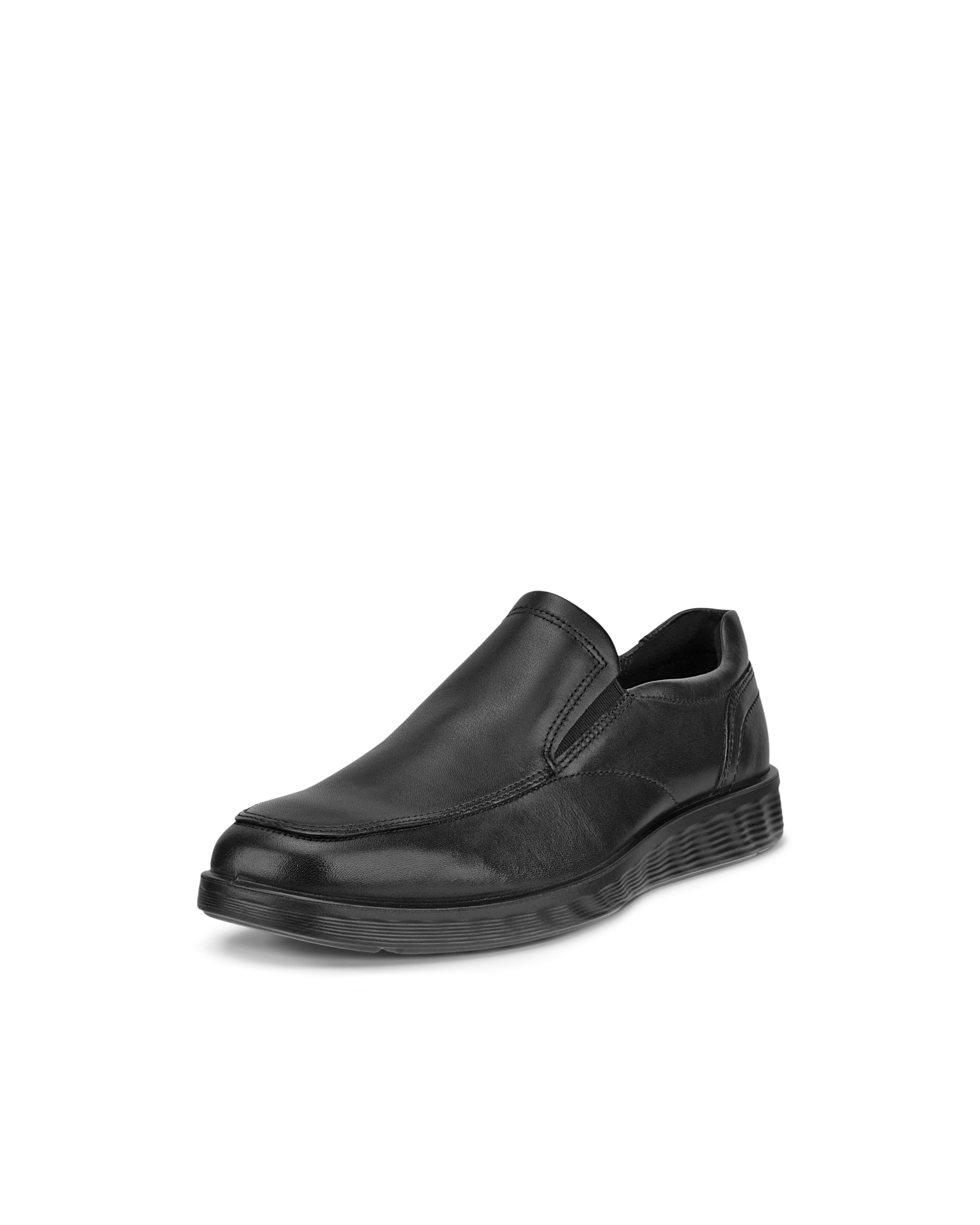 ECCO S LITE HYBRID Herren Lederslipper Business Schwarz