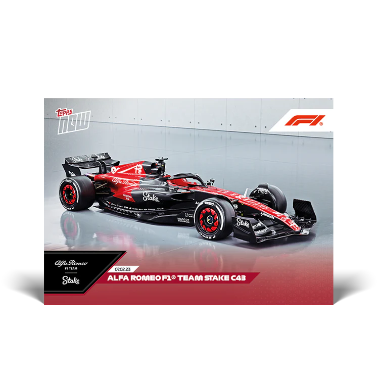 Topps UK - Alfa Romeo F1 Team Stake C43 - F1 TOPPS NOW® Card #P003