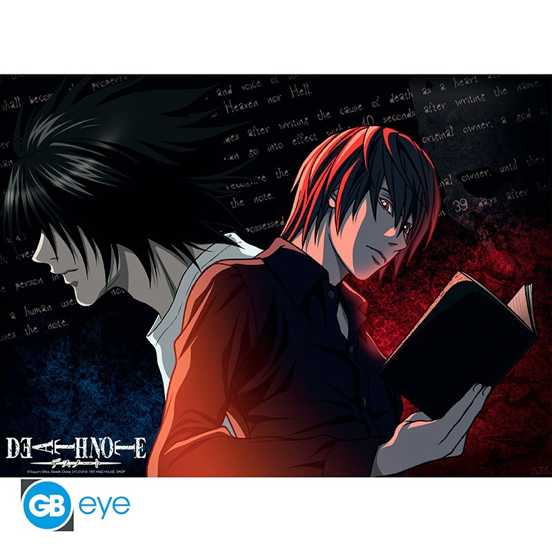 DEATH NOTE Set 2 Chibi Posters L vs Light & Misa (52x38cm)