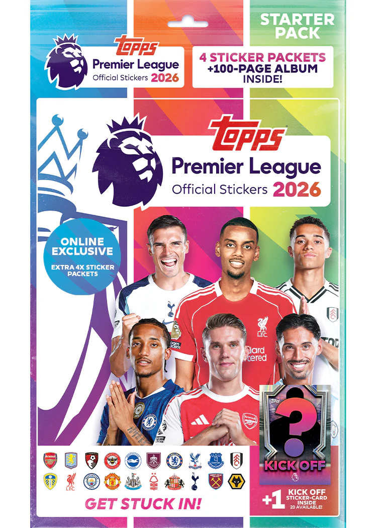 Premier League Stickers 2026 - Starter Pack - Online Exclusive!