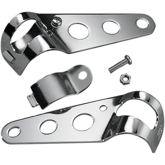 Drag Specialties Headlight Bracket for Universal Headlights - GrayRef: drg0094 / ds285050