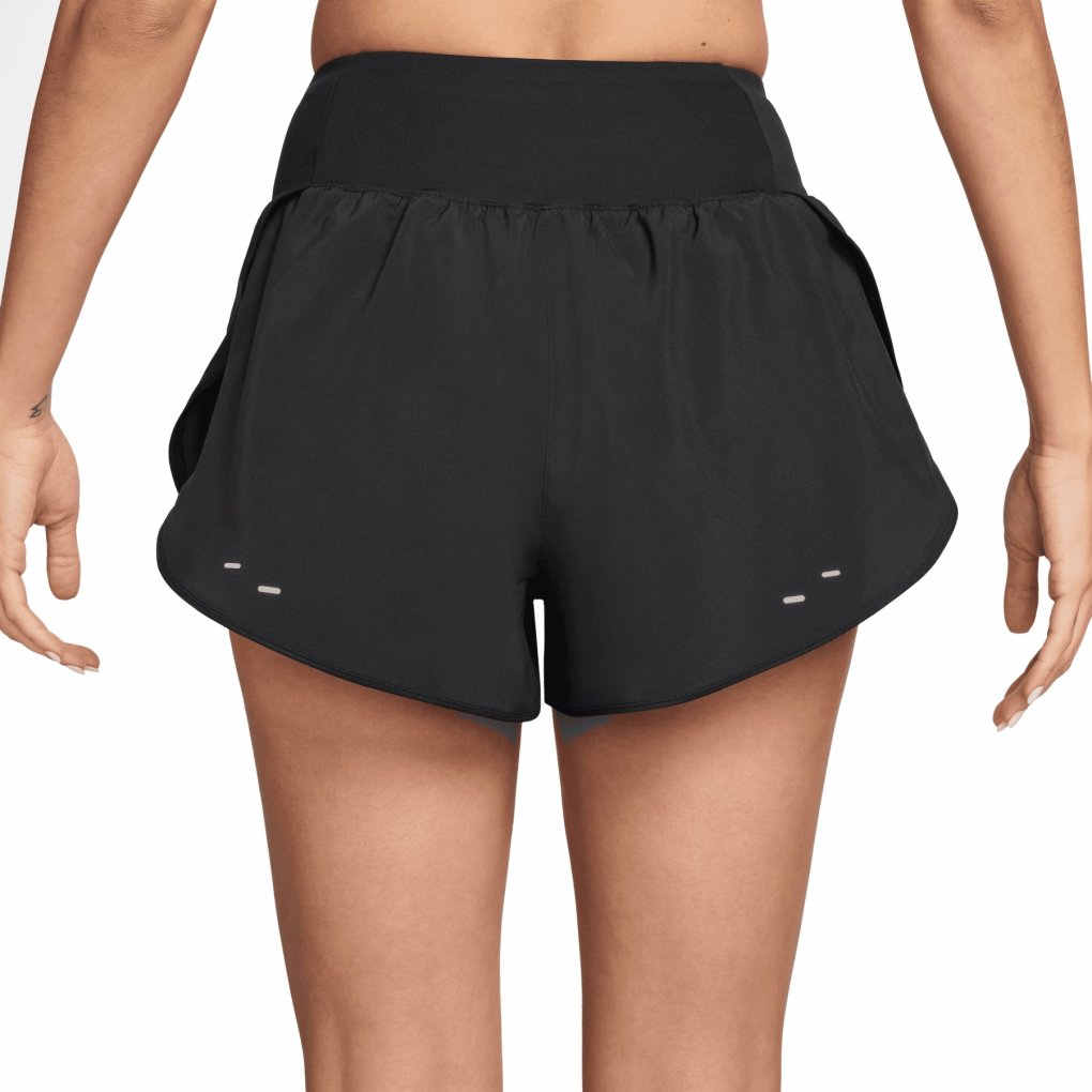 Nike Tempo Flow Swoosh Dri-FIT Shorts Women - black/reflective silver/white IF1473-010
