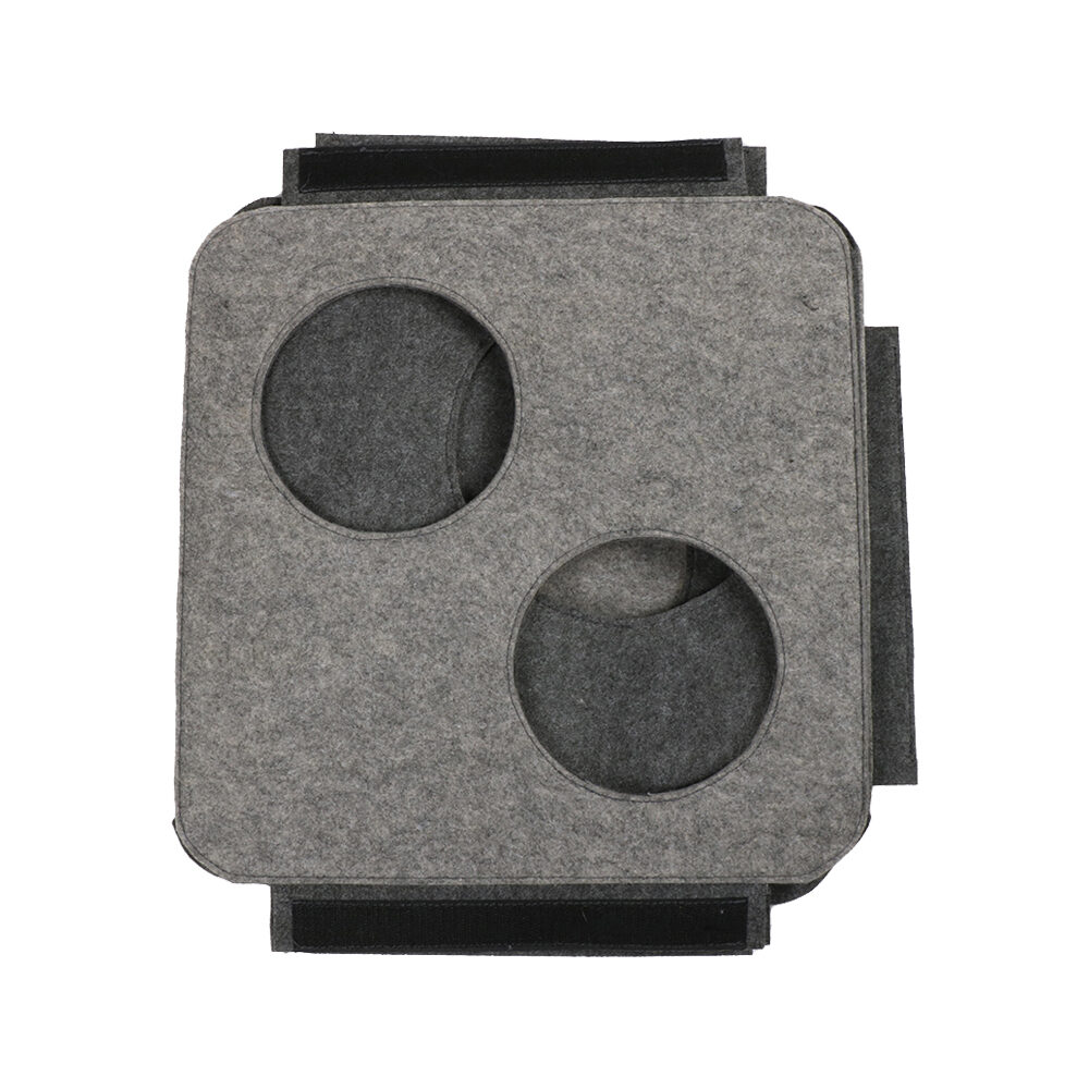 D&D Nala Felt Play Cube - 40 x 40 x 40 cm - Grey