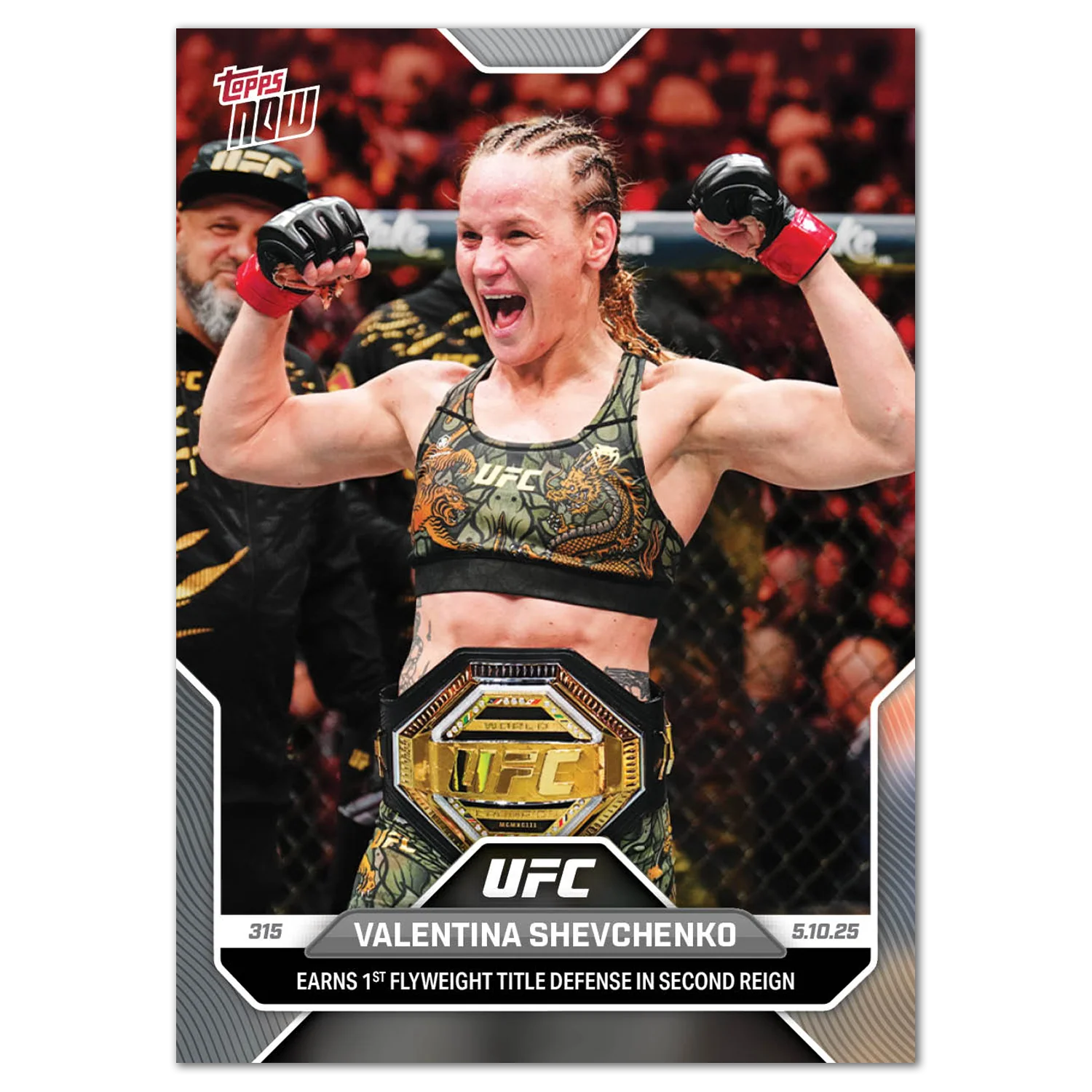 Valentina Shevchenko - 2025 UFC Topps NOW® - Card 14