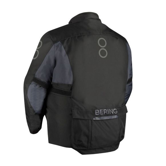 Veste Moto Bering SIBERIA KING SIZE - Noir / GrisRef : BR1638