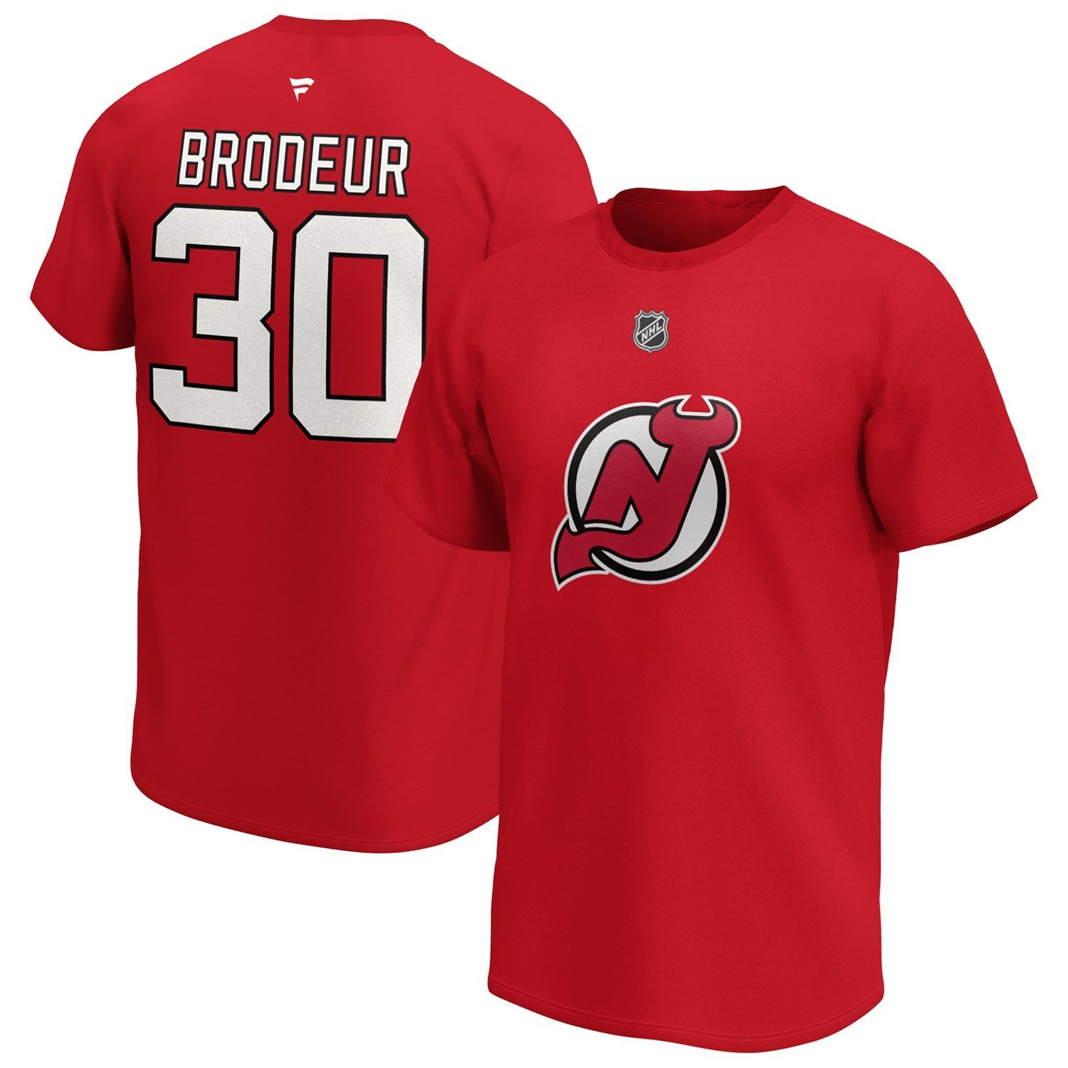 Martin Brodeur #30 New Jersey Devils Alumni Fanatics NHL T-Shirt Red