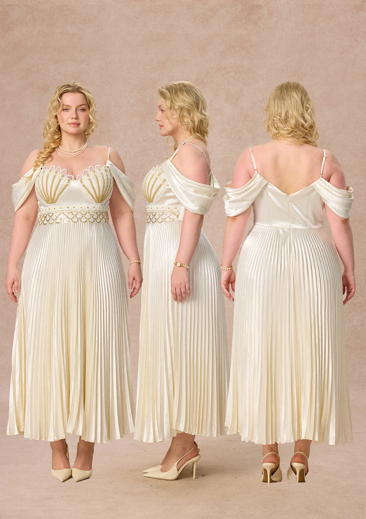 Curve&Plus Mother Of Ocean Dress