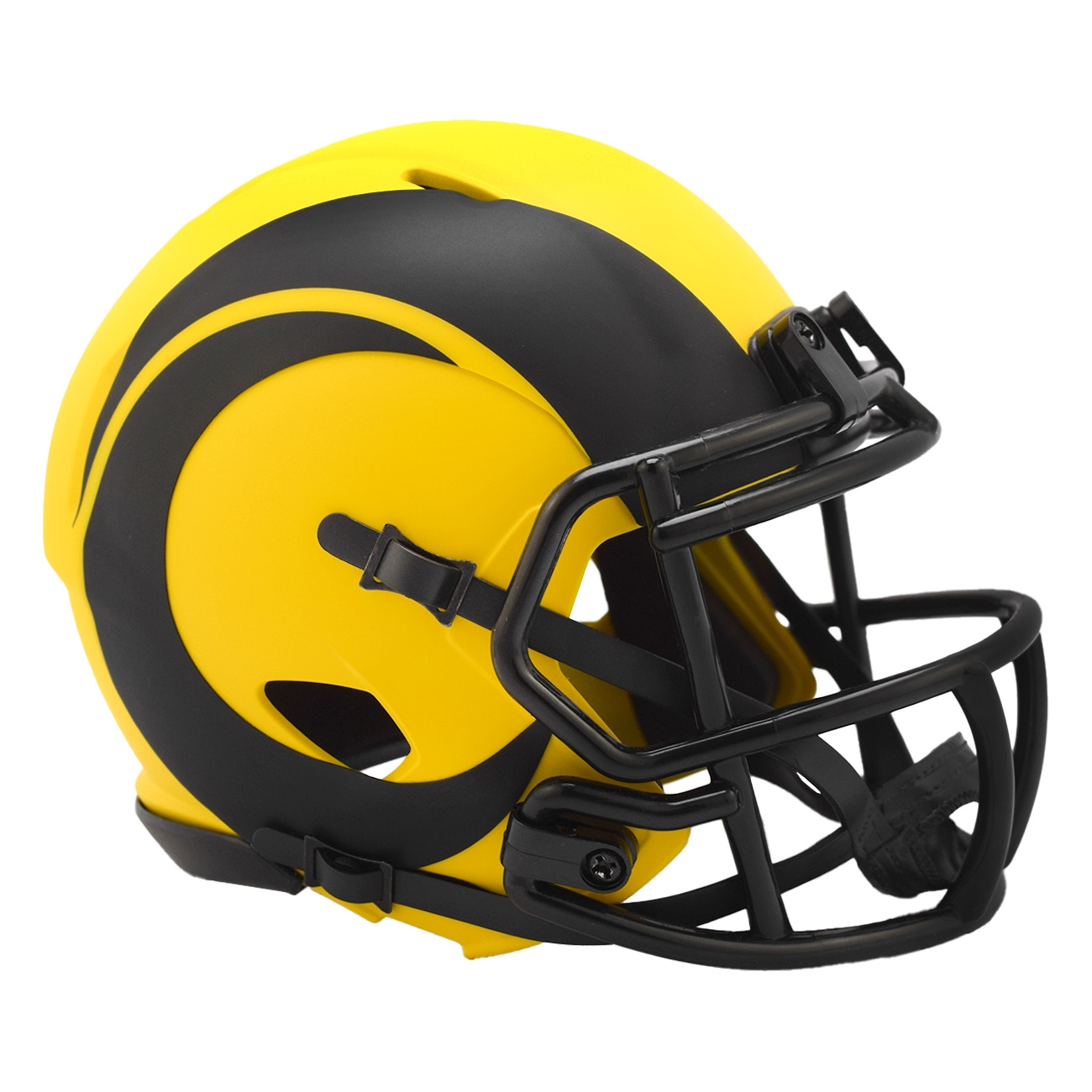 Los Angeles Rams Rave Alternate NFL Speed Mini Helmet Yellow