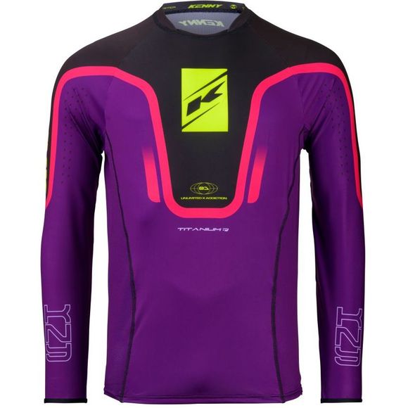 Kenny Titanium 2025 - Violet cross jerseyRef: KE2610