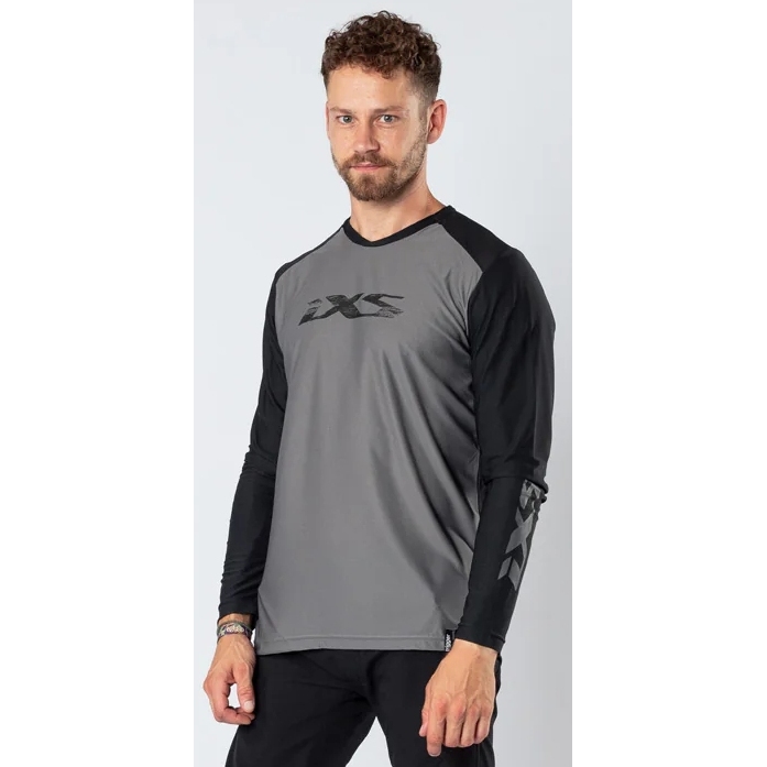 iXS Trigger Lite 1.0 MTB Longsleeve Jersey Men - graphite-black
