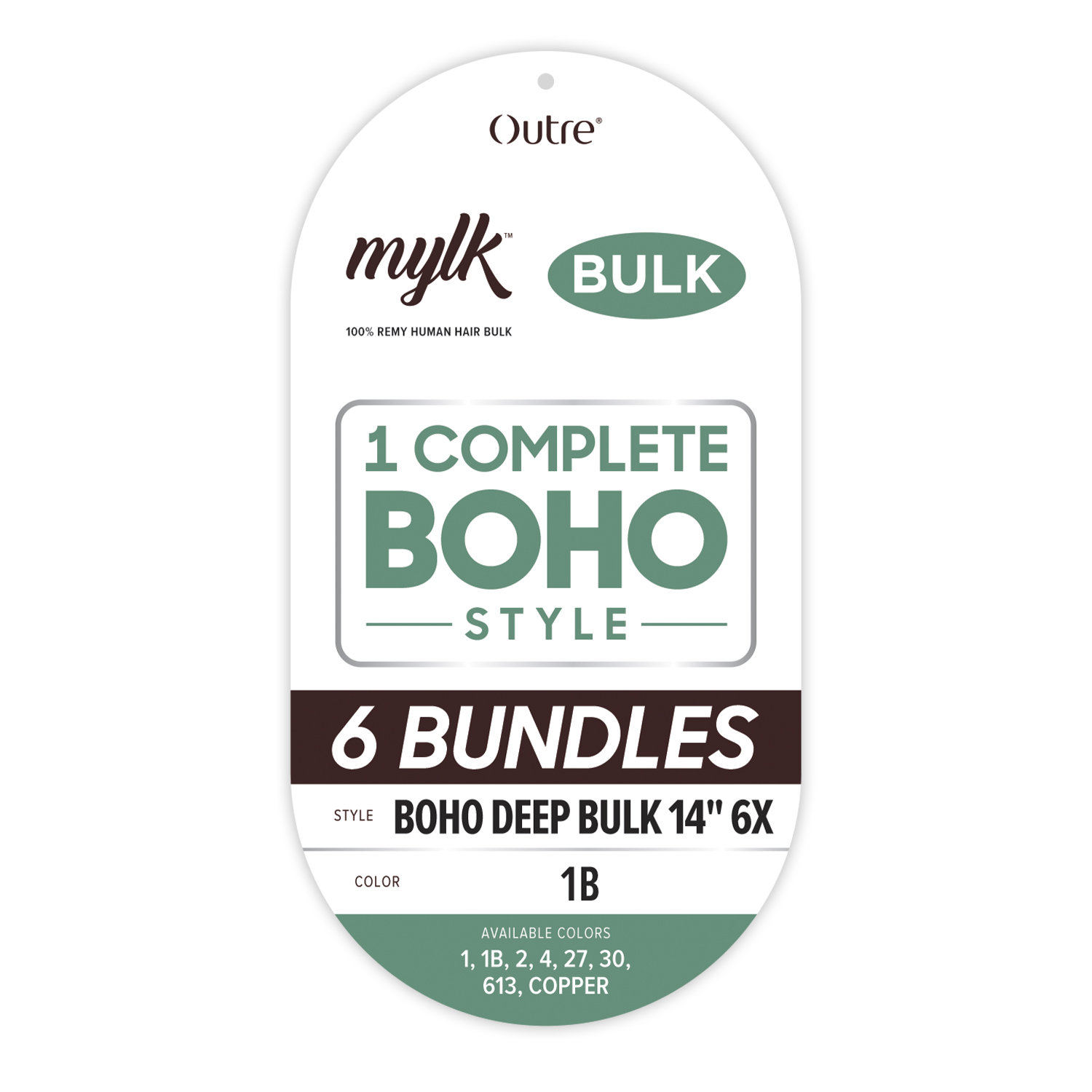 Outre Remi Human Hair Braids Mylk Boho Deep Bulk 14