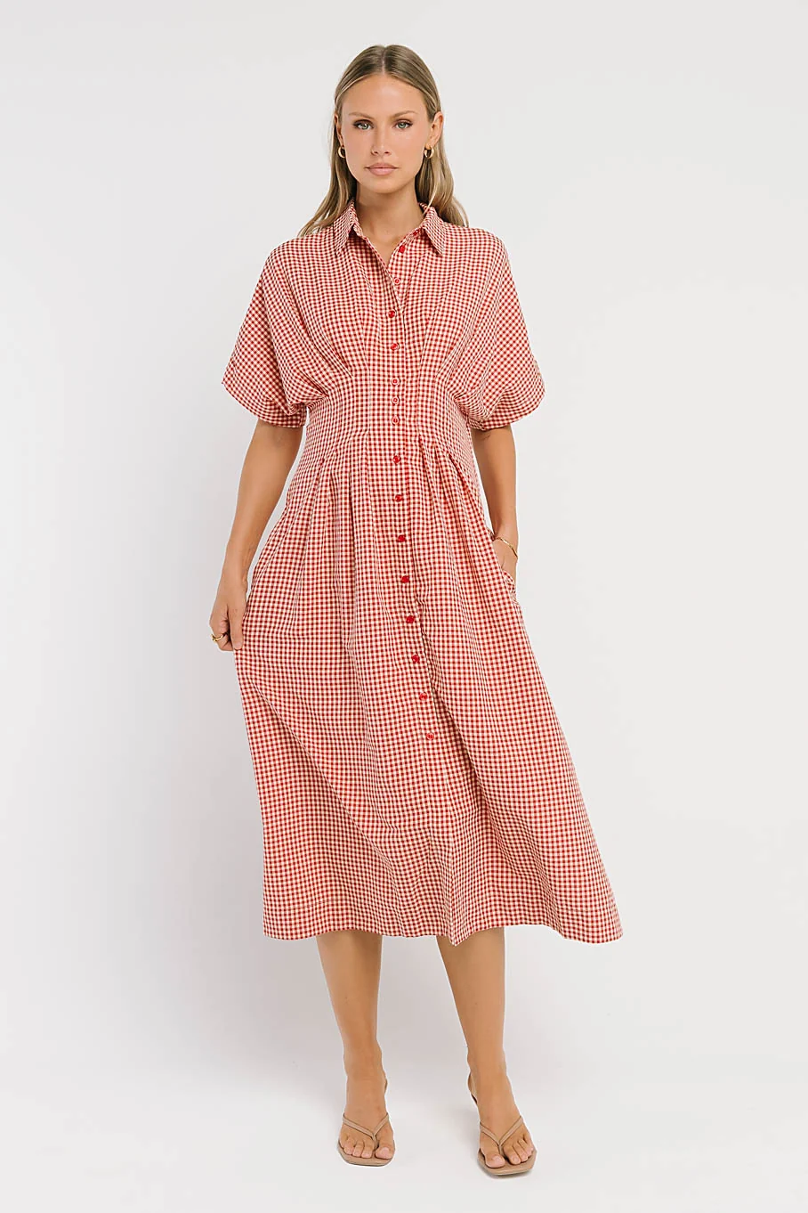 Collins Maxi Dress in Red