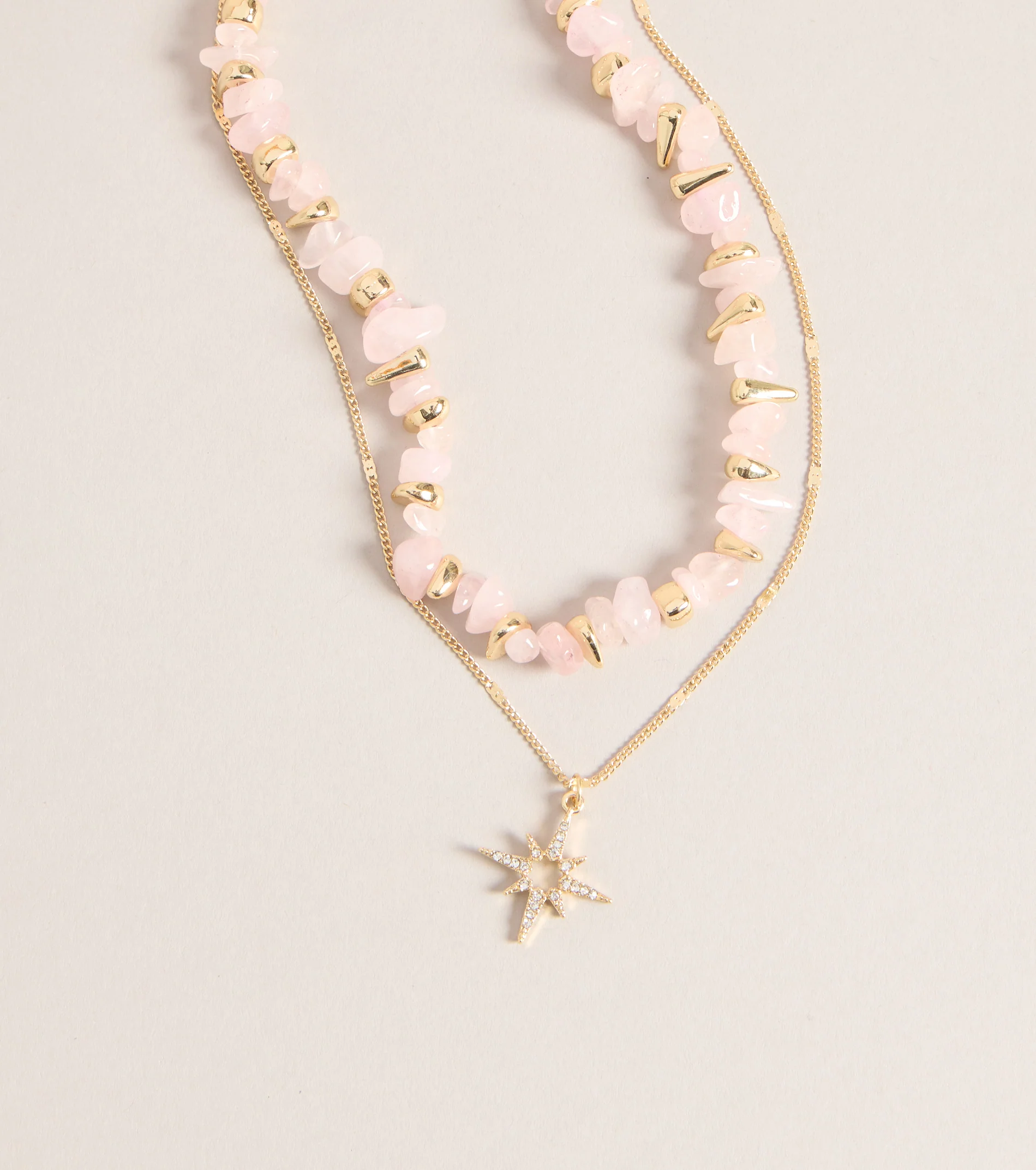 Catch The Light Charm Layered Necklace