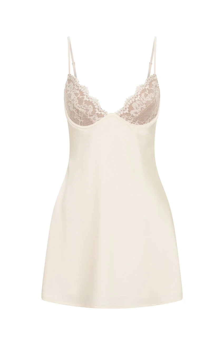 Vibes On Vibes Mini Dress Pearl