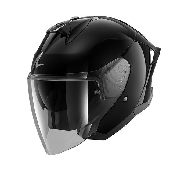 Casque jet Shark SKWAL JET CUP BLANK - NoirRef : SH1869-C757