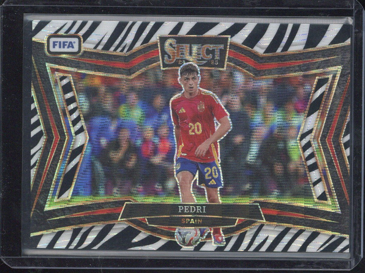 2024-25 Panini Select Fifa Pedri Zebra #235