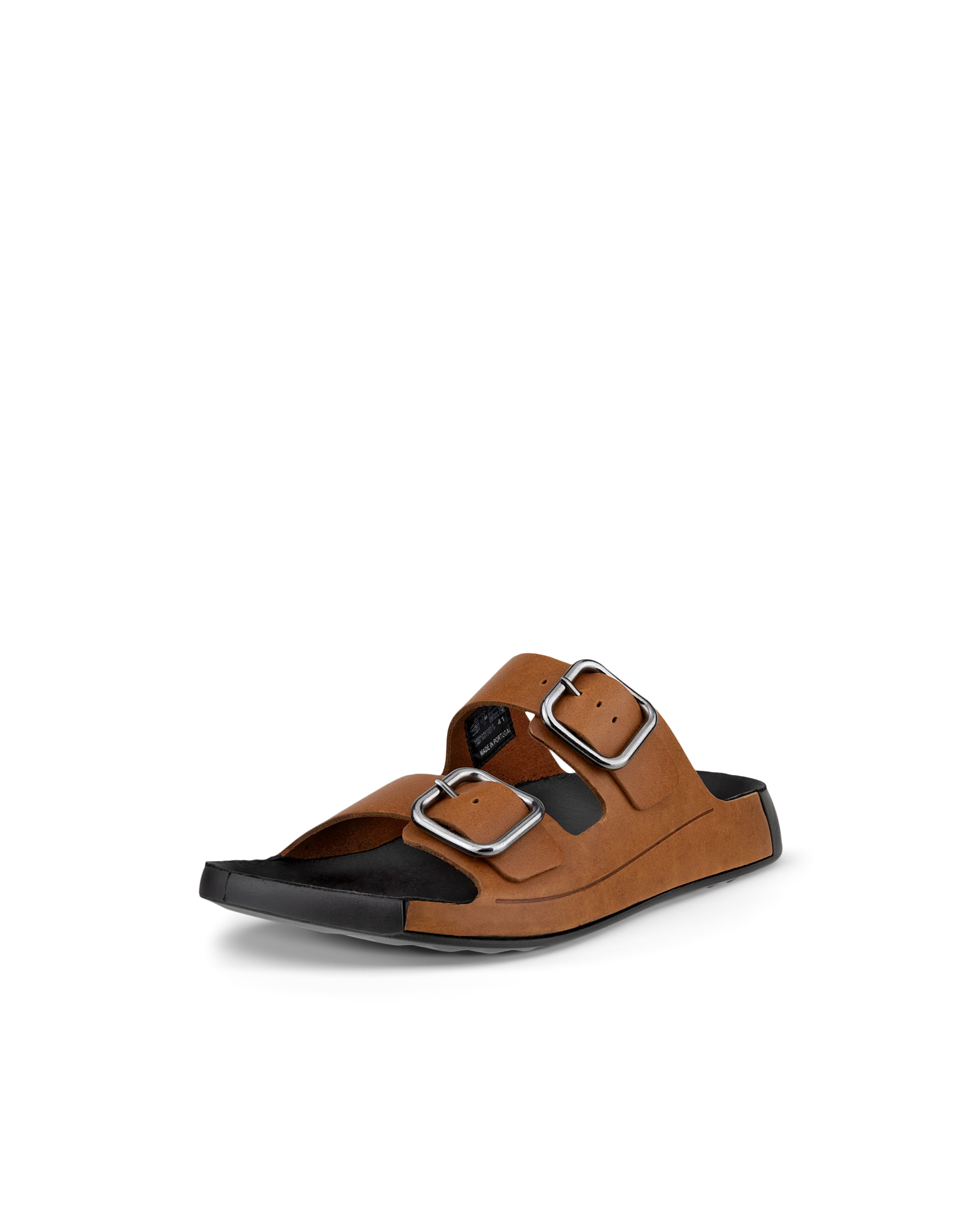 ECCO COZMO M Herren Ledersandale mit zwei Riemen Braun