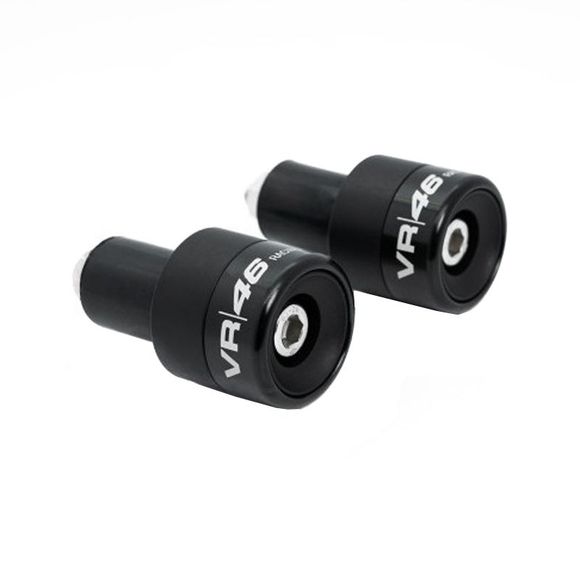 Barracuda VR46 Universal Handlebar Ends - BlackRef: BAR0630 / N1000-VR46