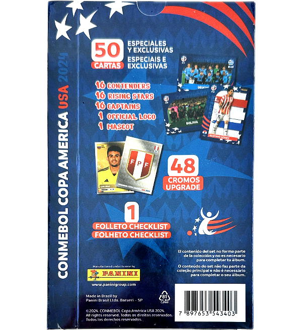 Panini CONMEBOL Copa America USA 2024 Sticker - Upgrade Box