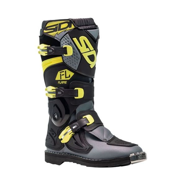 Bottes cross Sidi FLAME - ENFANT - Noir / JauneRef : SID0288