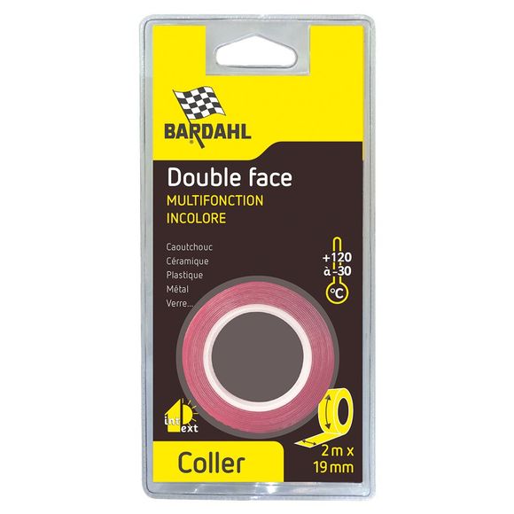 Bardahl tights Colorless double -sided adhesive (19mm x 2m) universalRef: BDH0132 / 4998