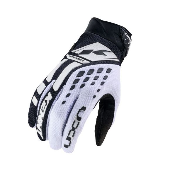 Kenny TRACK 2025 cross Gloves - White / BlackRef: KE2421