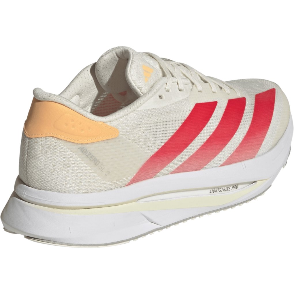 adidas Adizero SL2 Running Shoes Women - off white/lucid red/acid orange JQ3132