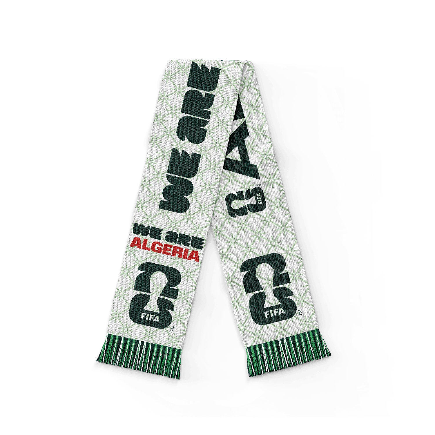 2026 Soccer Fan Collection 'We Are' Algeria Scarf