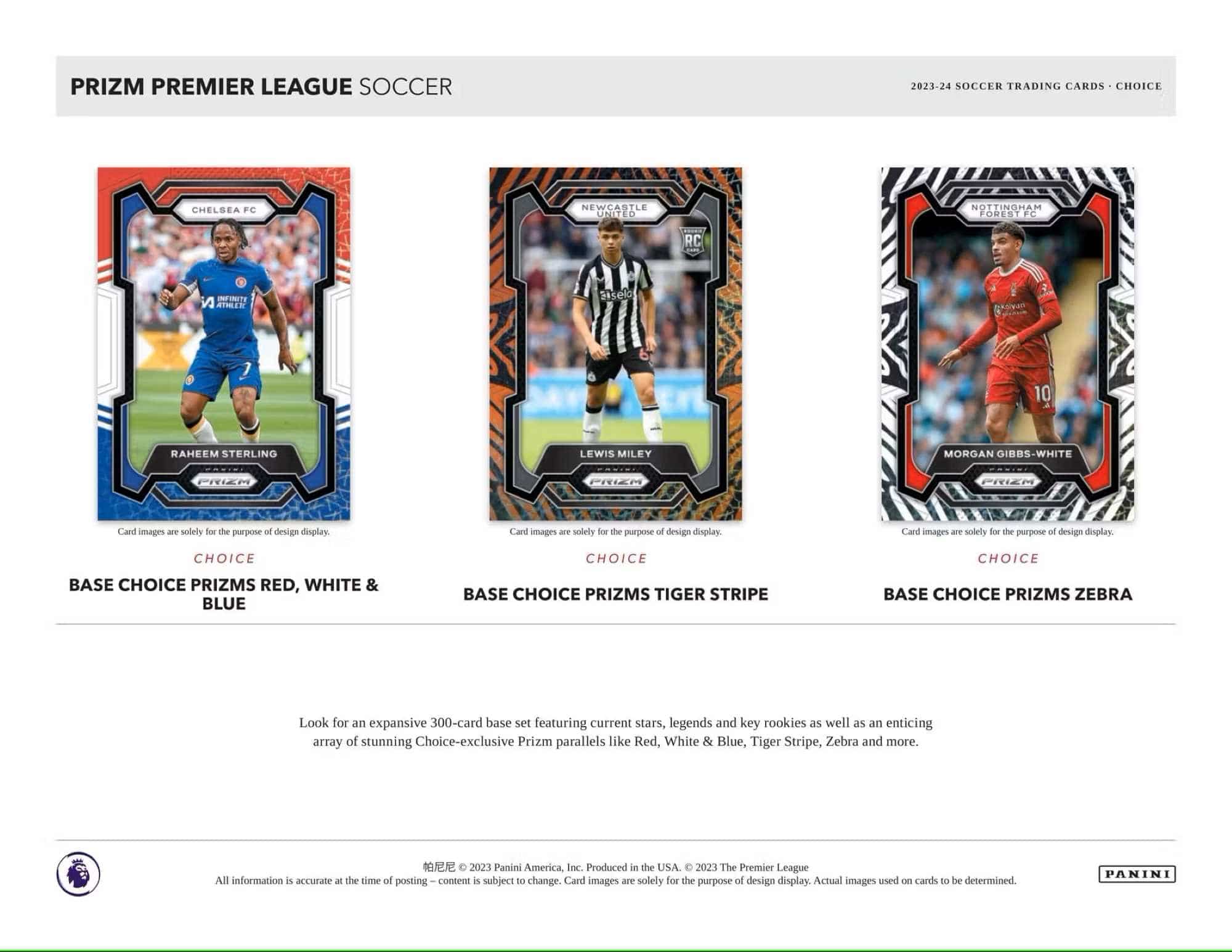 2023/24 Panini Prizm Premier League Soccer EPL Choice Box