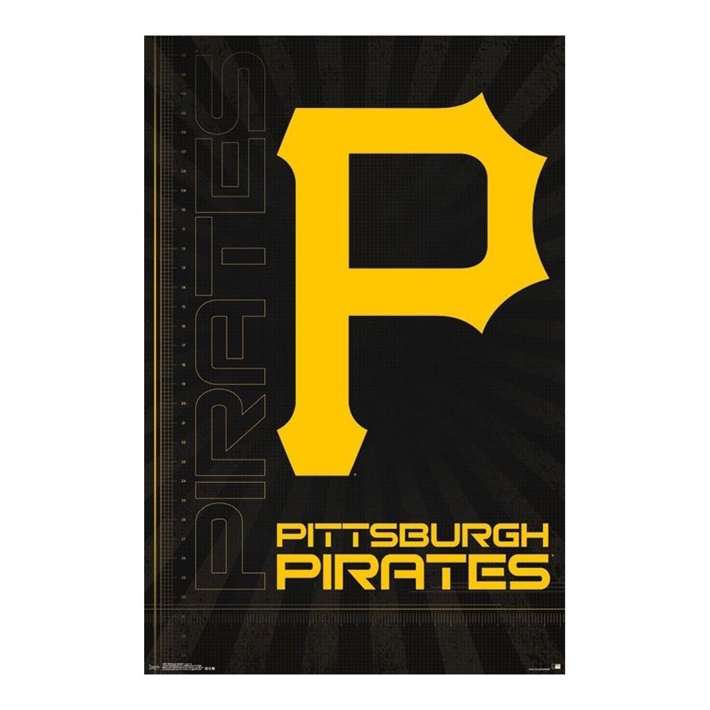 Pittsburgh Pirates Team Logo MLB Poster