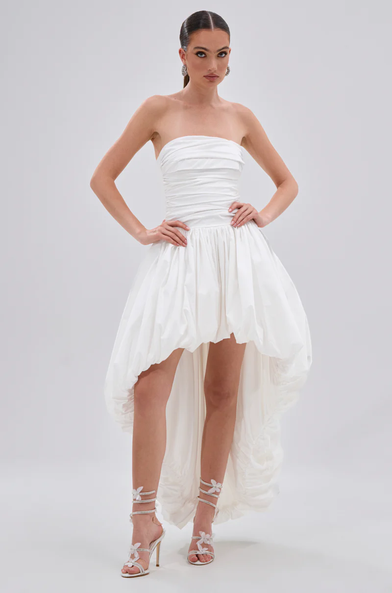 This And That Poplin High Low Dress