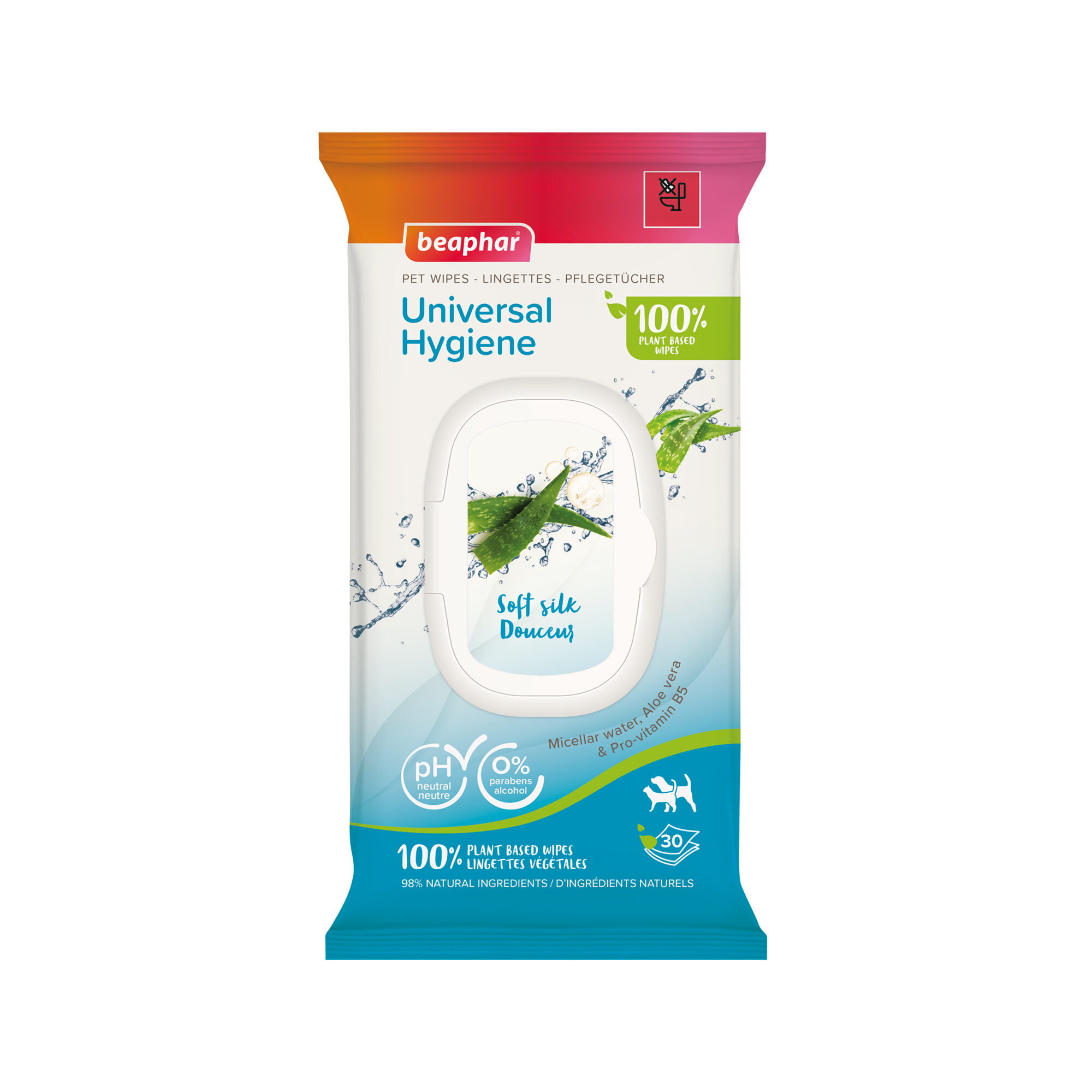Beaphar Animal Wipes Universal Hygiene - 30 pieces