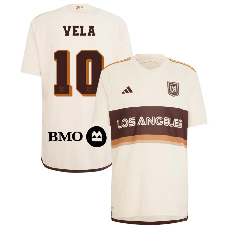 LAFC Carlos Vela Third Jersey 24/25 (Linen/Dark Brown)