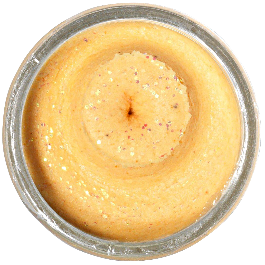 Berkley PowerBait® Natural Glitter Trout Bait (Salmon Egg Peach Glitter)