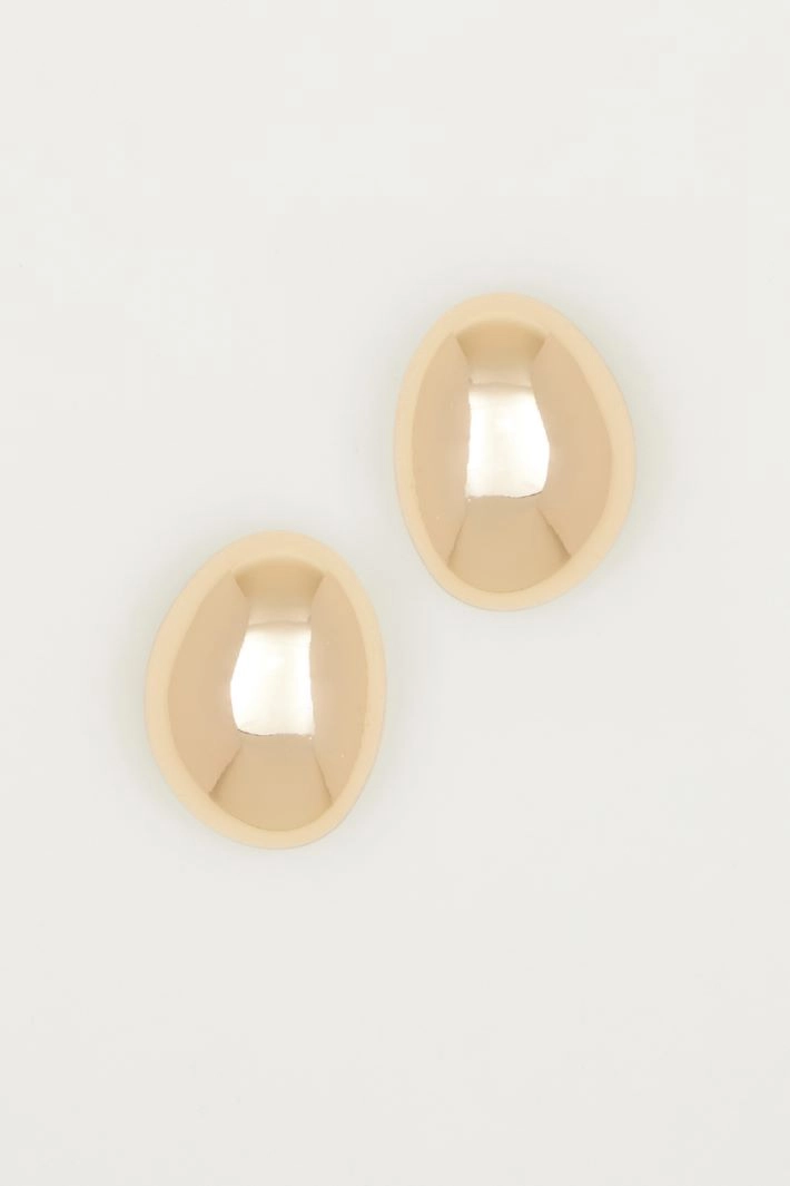 Metal earrings - GOLD