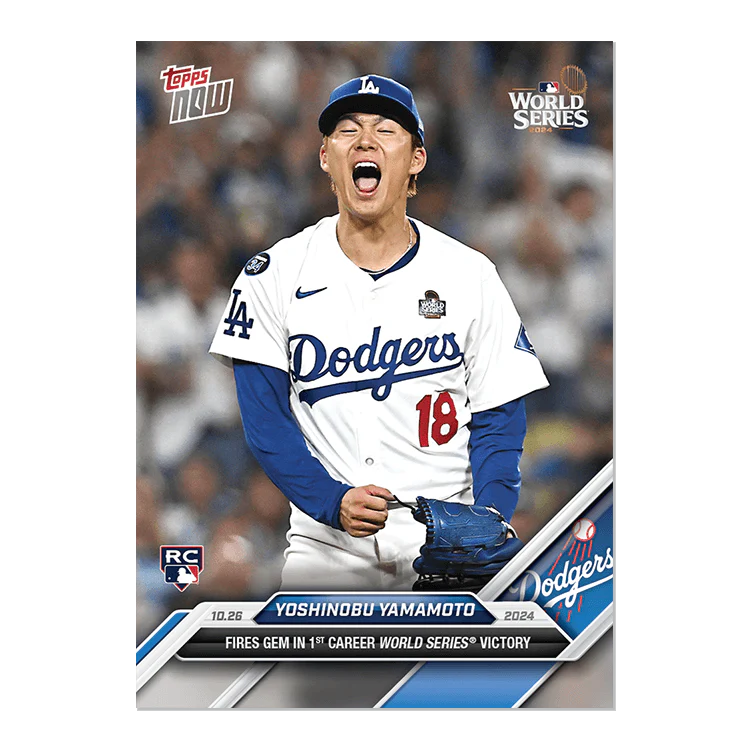Yoshinobu Yamamoto - 2024 MLB Topps NOW® Card 869 - LOOK FOR RELICS