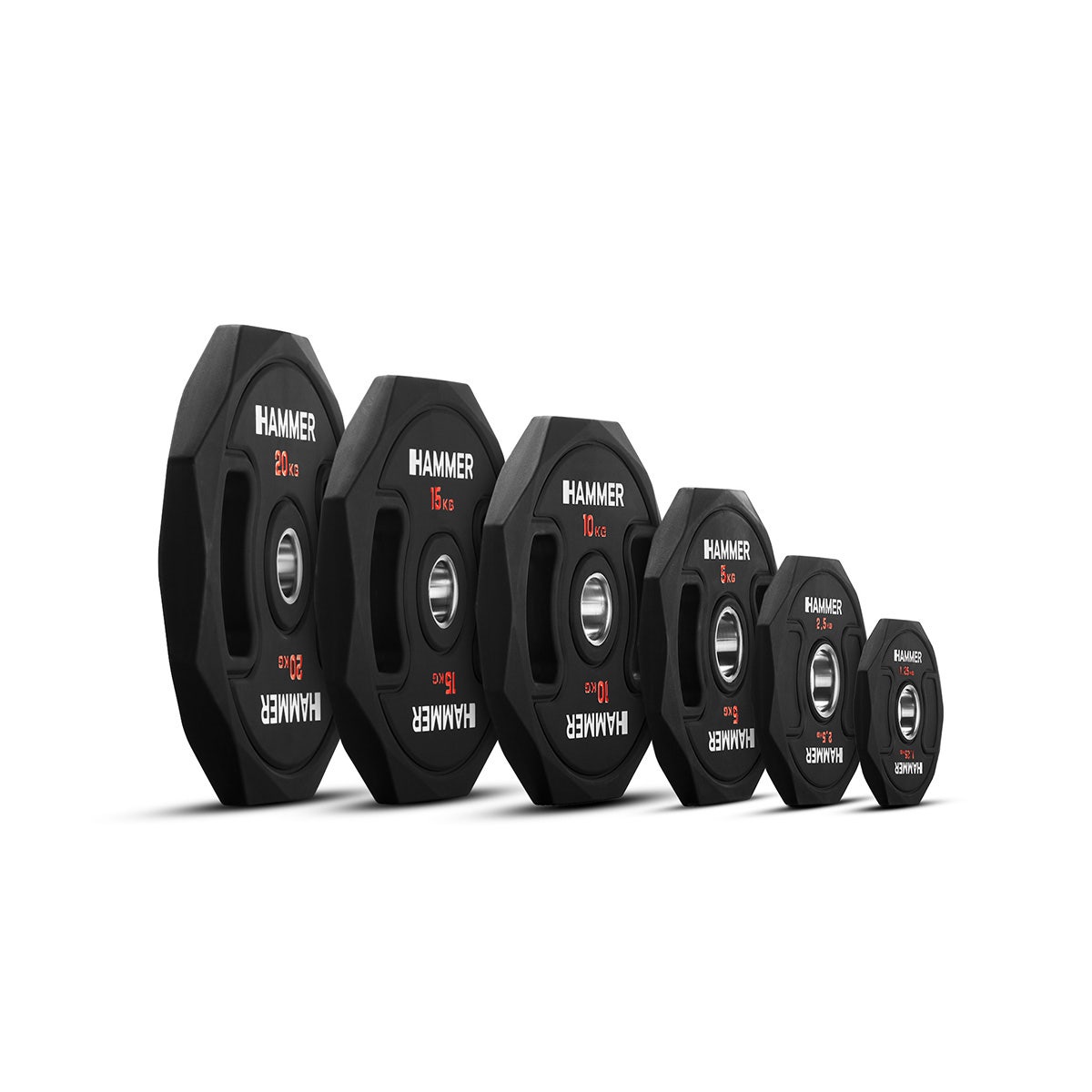 Octagon weight plate 50 mm 1.25 - 20 kg