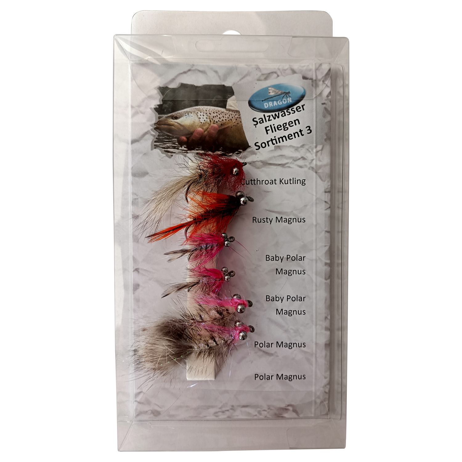 Dragon Saltwater fly range (version 3)