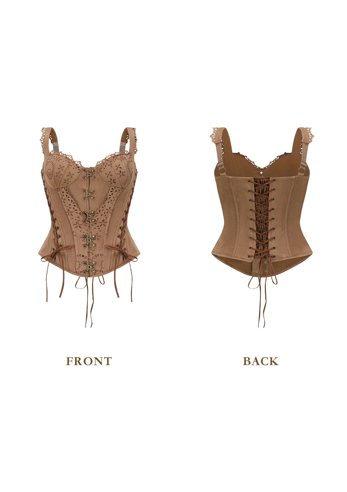 Chocolina Suede Corset