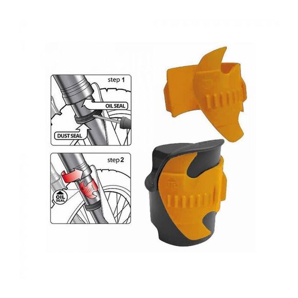 Bike It Fork Oil Seal Guide 45/55 MM Universal - OrangeRef: BIK0599 / FKSSVR12