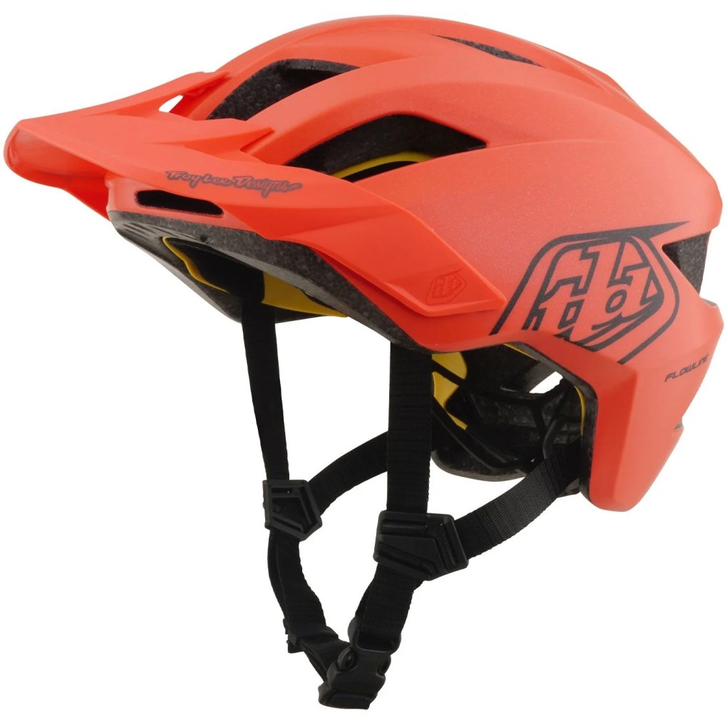 Troy Lee Designs Flowline MIPS Helmet Kids - Point Coral/Charcoal