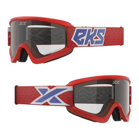 Cross EKS Gox Flat Out - Clear 2025 - Red / BlueRef: KS0066
