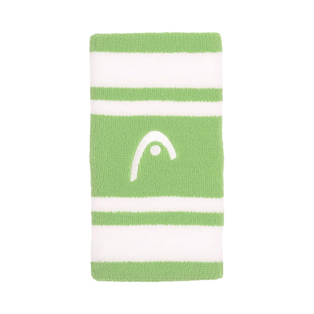 WRISTBAND HEAD STRIPED 5 GREEN